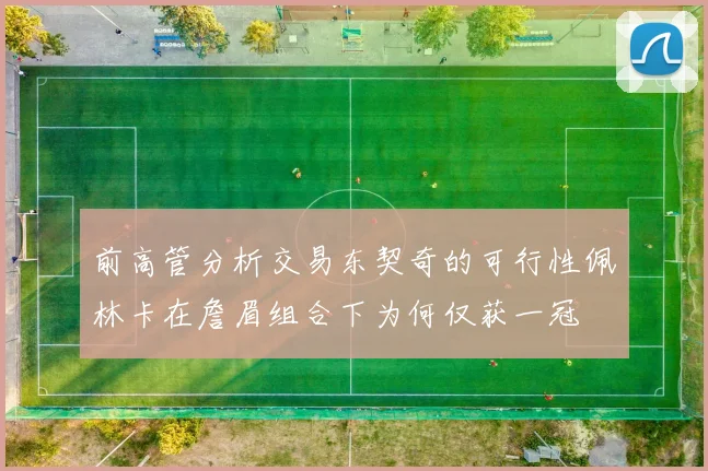 前高管分析交易东契奇的可行性佩林卡在詹眉组合下为何仅获一冠